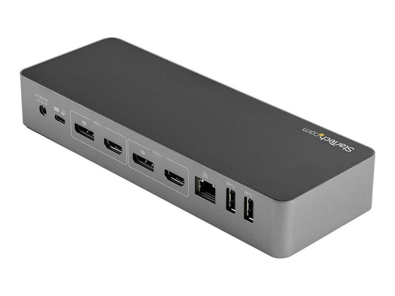 StarTech.com Universal Laptop Docking Station USB-C & USB 3.0 2x4K 100W PD - docking station - 2 x HDMI 2 x DP