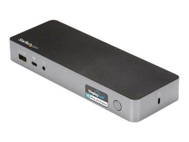 StarTech.com Universal Laptop Docking Station - USB-C & USB 3.0 2x4K 60W PD - docking station - 2 x HDMI 2 x DP