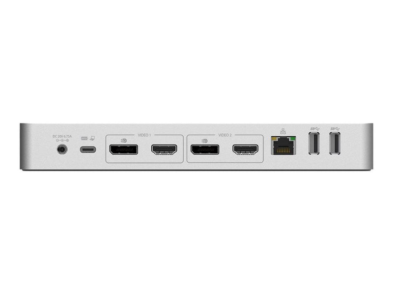 StarTech.com Universal Laptop Docking Station - USB-C & USB 3.0 2x4K 60W PD - docking station - 2 x HDMI 2 x DP