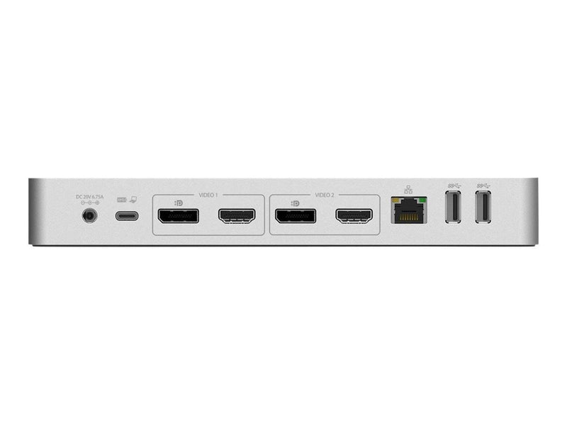 StarTech.com Universal Laptop Docking Station - USB-C & USB 3.0 2x4K 60W PD - docking station - 2 x HDMI 2 x DP