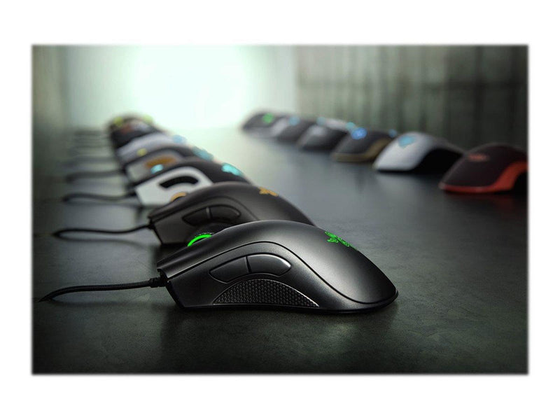 Razer DeathAdder Essential - Black - Gaming Maus (Schwarz mit grünem Licht)