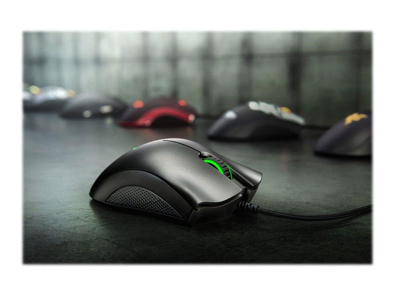 Razer DeathAdder Essential - Black - Gaming Maus (Schwarz mit grünem Licht)
