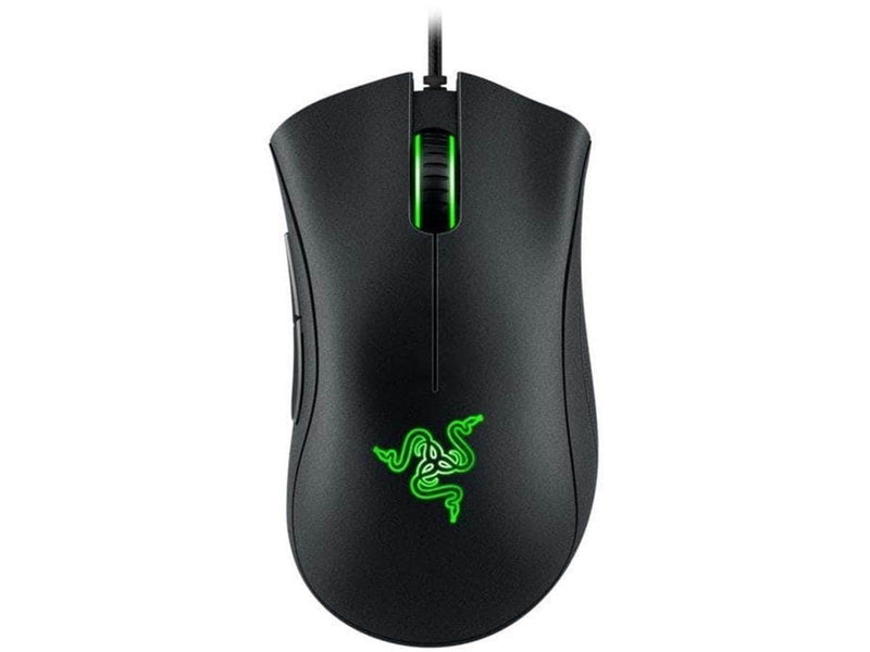 Razer DeathAdder Essential - Black - Gaming Maus (Schwarz mit grünem Licht)