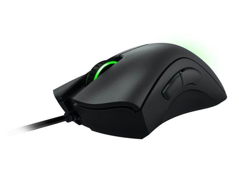 Razer DeathAdder Essential - Black - Gaming Maus (Schwarz mit grünem Licht)
