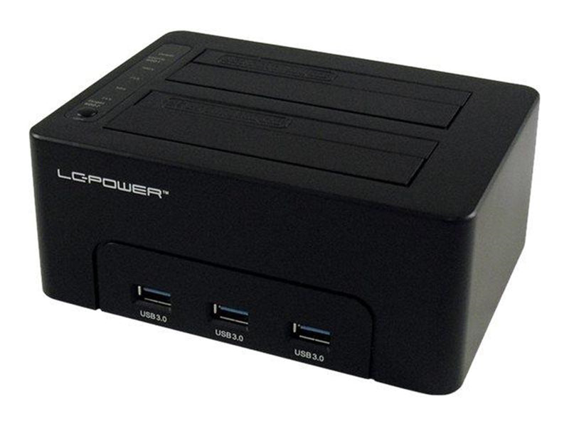 LC Power LC-DOCK-U3-HUB - HDD docking station - SATA - USB 3.0
