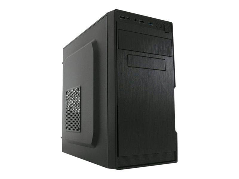LC Power 2014MB - micro tower - micro ATX - Gehäuse - Tower - Schwarz