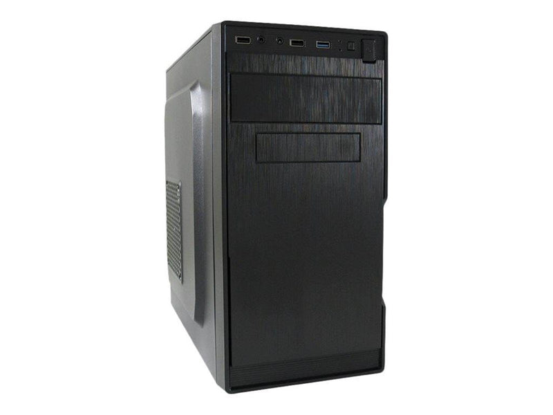 LC Power 2014MB - micro tower - micro ATX - Gehäuse - Tower - Schwarz