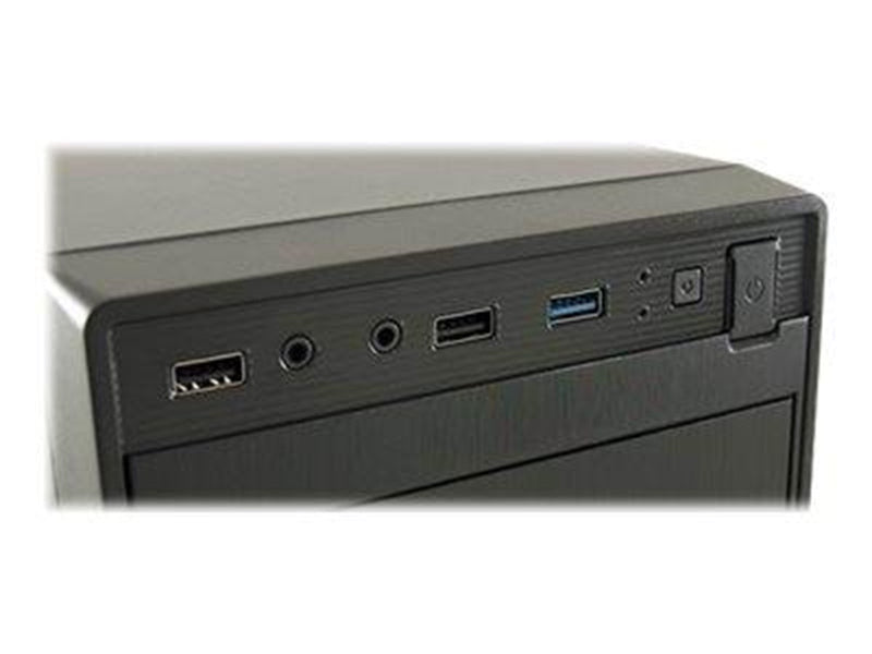 LC Power 2014MB - micro tower - micro ATX - Gehäuse - Tower - Schwarz