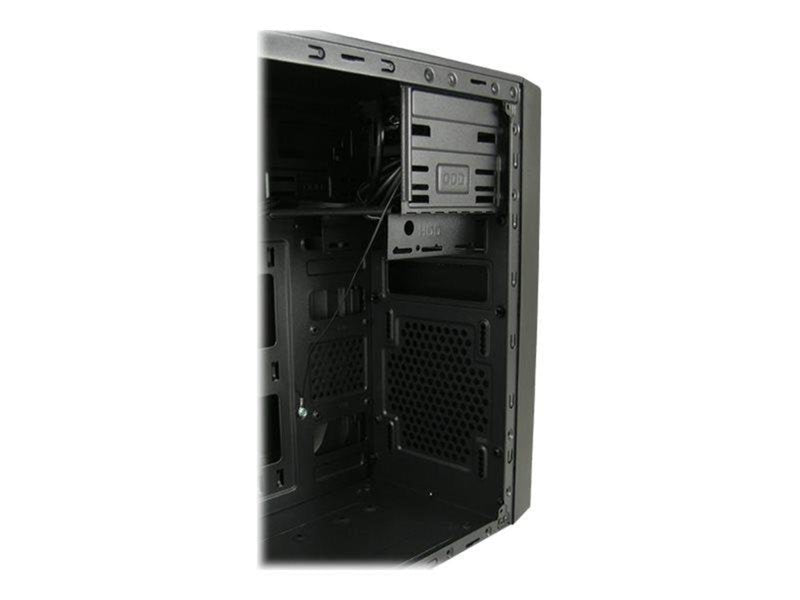 LC Power 2014MB - micro tower - micro ATX - Gehäuse - Tower - Schwarz