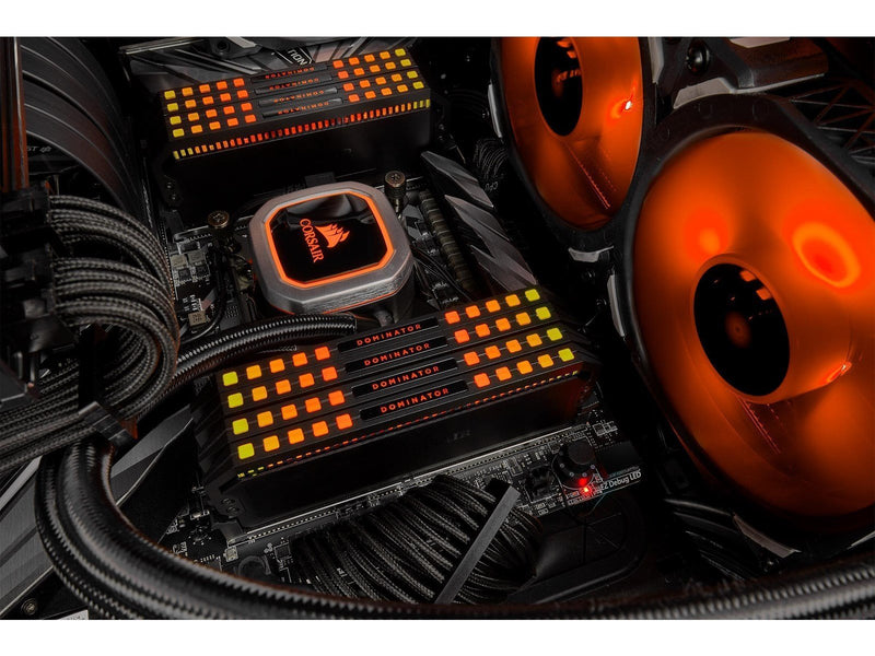 Corsair Dominator Platinum RGB (AMD edition) DDR4-3200 - 16GB - CL16 - Dual Channel (2 pcs) - Intel XMP - Schwarz mit RGB