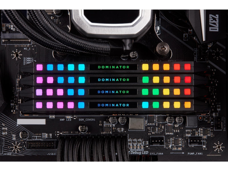 Corsair Dominator Platinum RGB DDR4-3600 - 16GB - CL18 - Dual Channel (2 pcs) - Intel XMP - Schwarz mit RGB