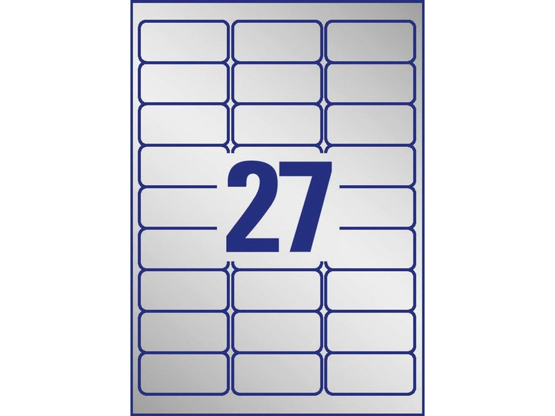 Avery Heavy duty labels silver suitable for in- and outdoor use (-40oC to +150oC)