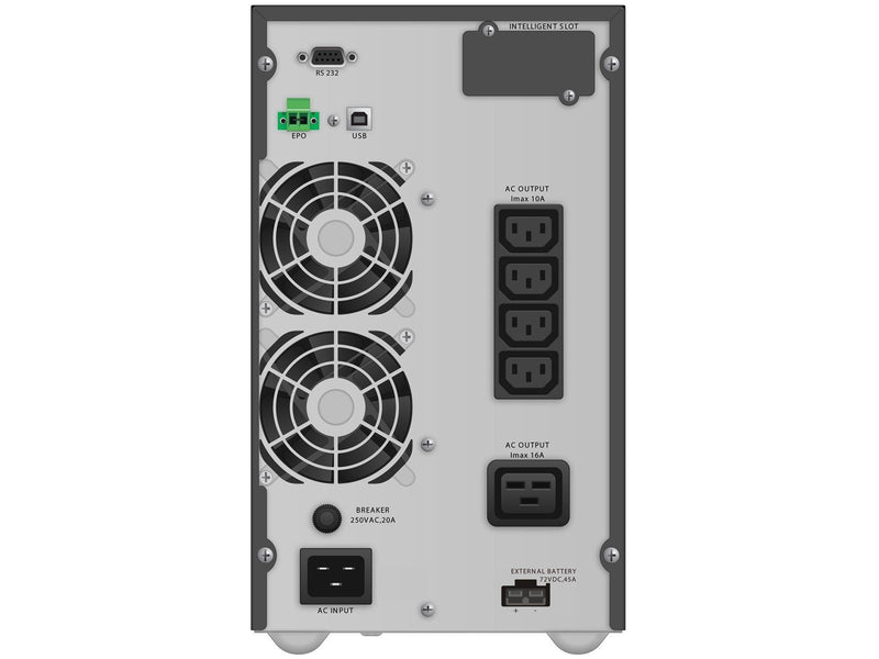 BlueWalker 10122100 - PowerWalker VFI TGB - 3000VA/2700W - On-Line UPS
