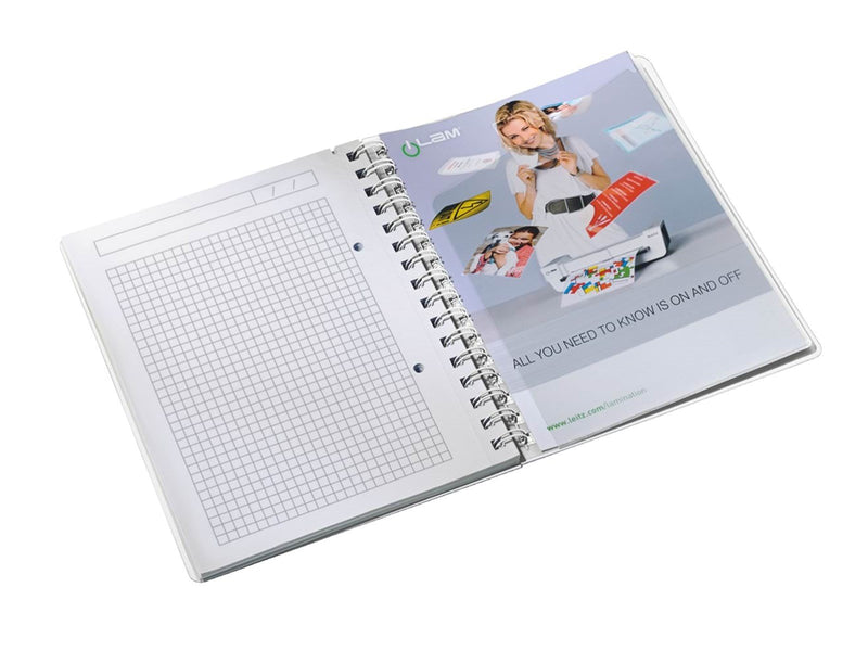 Leitz WOW Collegeblock A5 kariert, spiralgebunden mit PP-Einband