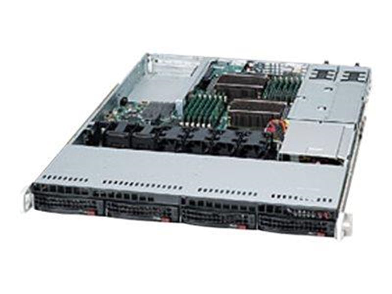 Supermicro SC815 TQC-R706WB2 - Gehäuse - Server (Rack) - Schwarz