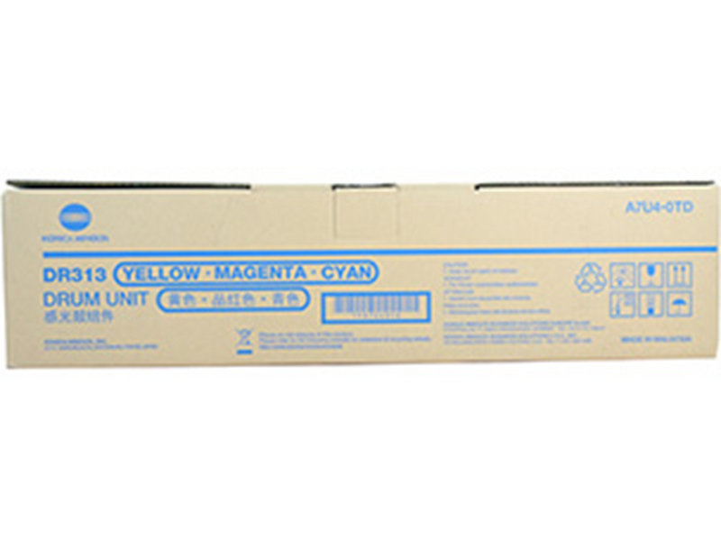 Konica Minolta A7U40TD / DR-313 Drum Kit Cyan Magenta Yellow - Trommelkit Farbe ( Cyan, Magenta, Gelb)