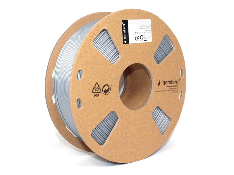 Gembird PLA filament - Silber - 1.75mm ø - 1 kg