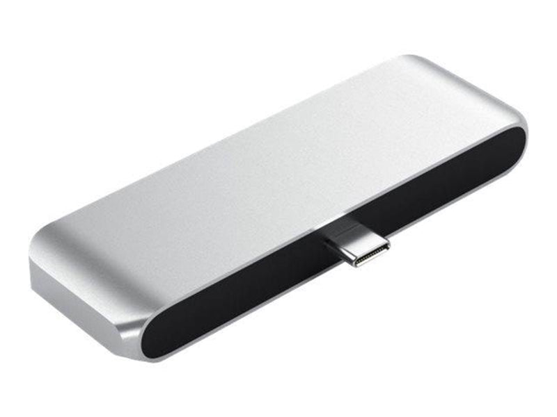 Satechi Aluminum Type-C Mobile Pro Hub Adapter - docking station - Silver