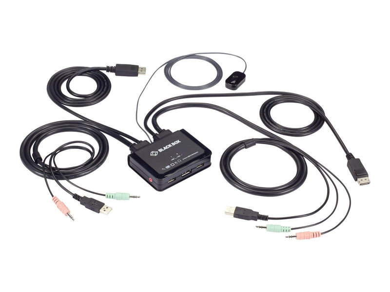 Black Box 4K60 DisplayPort Cable KVM Switch