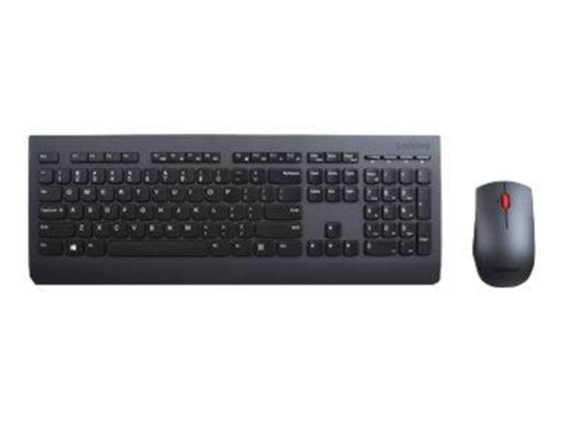 Lenovo Professional Combo - Tastatur & Maus Set - Portugiesisch - Schwarz