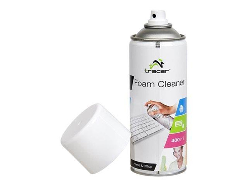 Tracer cleaning foam