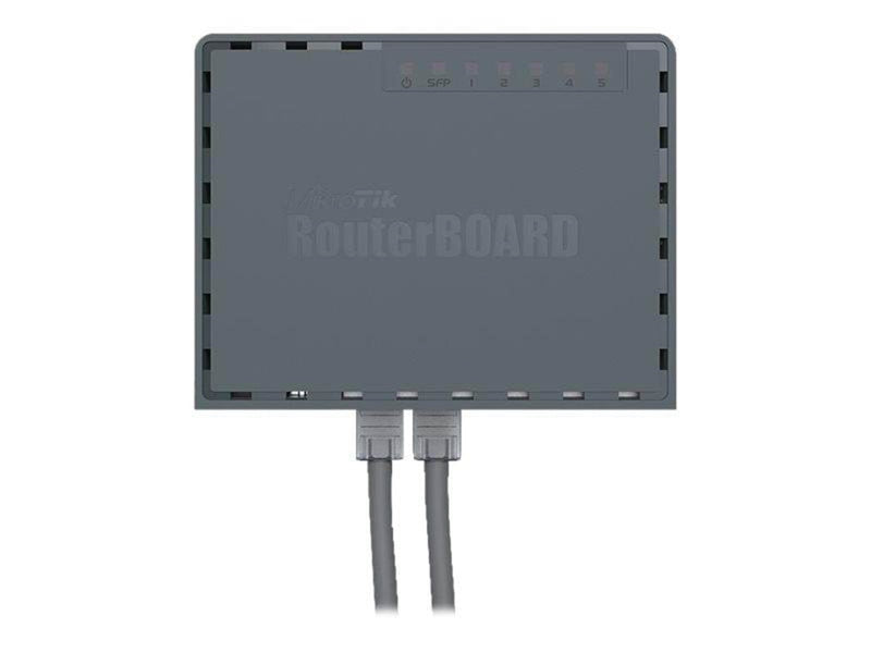 MikroTik hEX S RB760iGS 5x Gigabit Ethernet SFP Dual Core 880MHz CPU 256MB RAM USB microSD RouterOS L4 IPsec hardware encryption