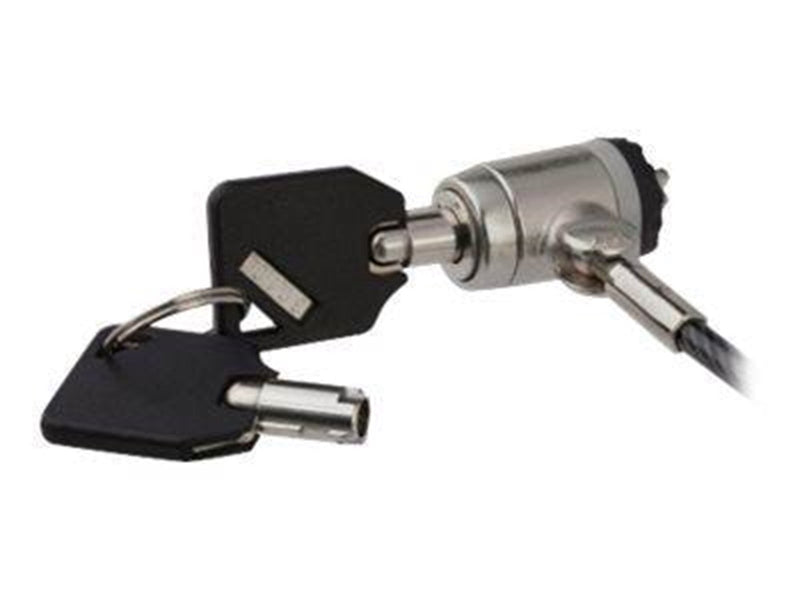 StarTech.com Keyed Cable Lock - Push-to-Lock Button - 2 m / 6.5' Cable - security cable lock