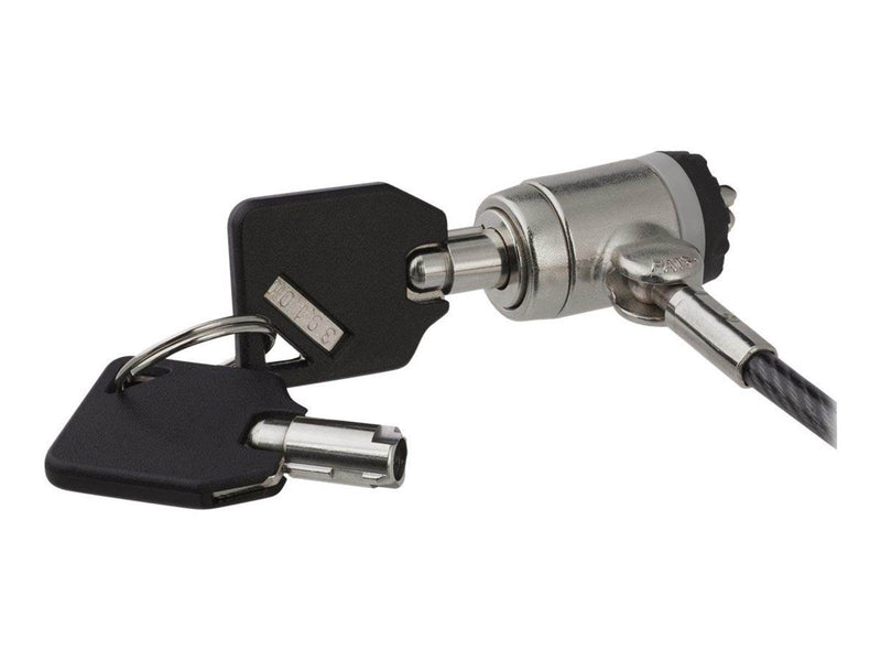 StarTech.com Keyed Cable Lock - Push-to-Lock Button - 2 m / 6.5' Cable - security cable lock