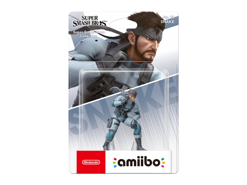 Nintendo Amiibo Snake no. 75 (Super Smash Bros. Collection)