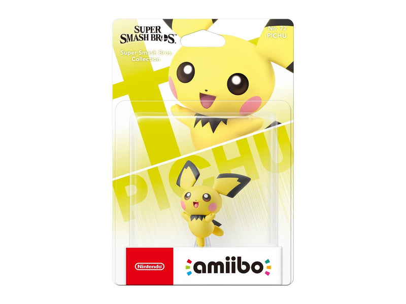 Nintendo Amiibo Pichu no. 72 (Super Smash Bros. Collection)
