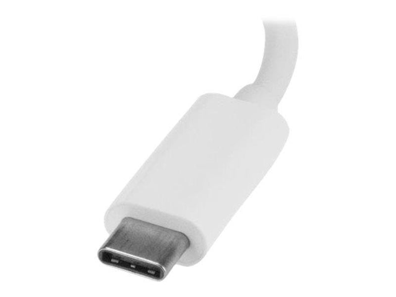 StarTech.com USB-C Hub 3-Port with Gigabit Ethernet USB-Hubs - 3 - Weiß