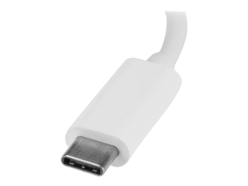 StarTech.com USB-C Hub 3-Port with Gigabit Ethernet USB-Hubs - 3 - Weiß