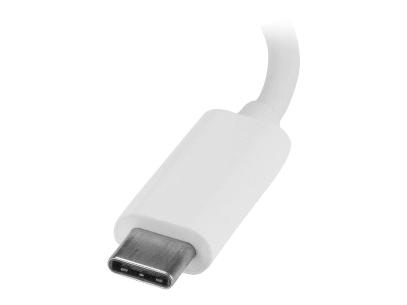 StarTech.com USB-C Hub 3-Port with Gigabit Ethernet USB-Hubs - 3 - Weiß
