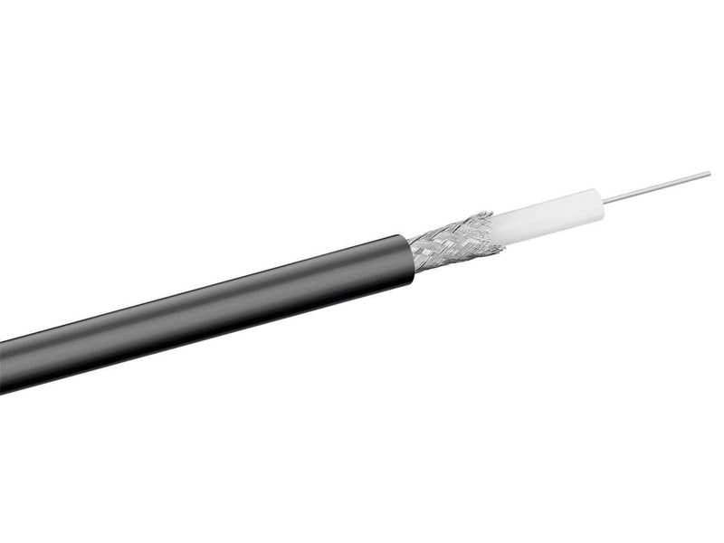 Pro RG 58 coax cable black - 100m