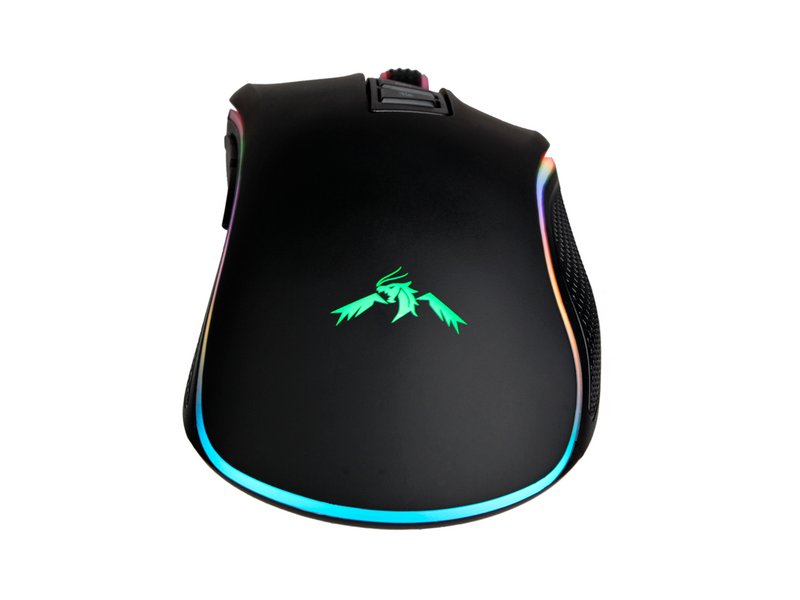 DUTZO Kirā RGB - Gaming Maus (Schwarz mit RGB)