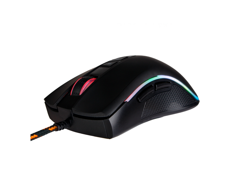 DUTZO Kirā RGB - Gaming Maus (Schwarz mit RGB)