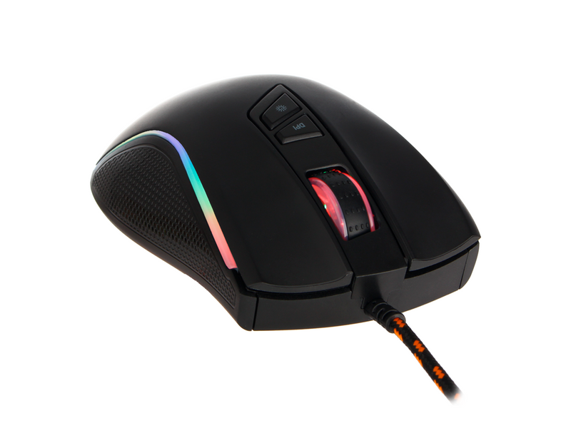 DUTZO Kirā RGB - Gaming Maus (Schwarz mit RGB)