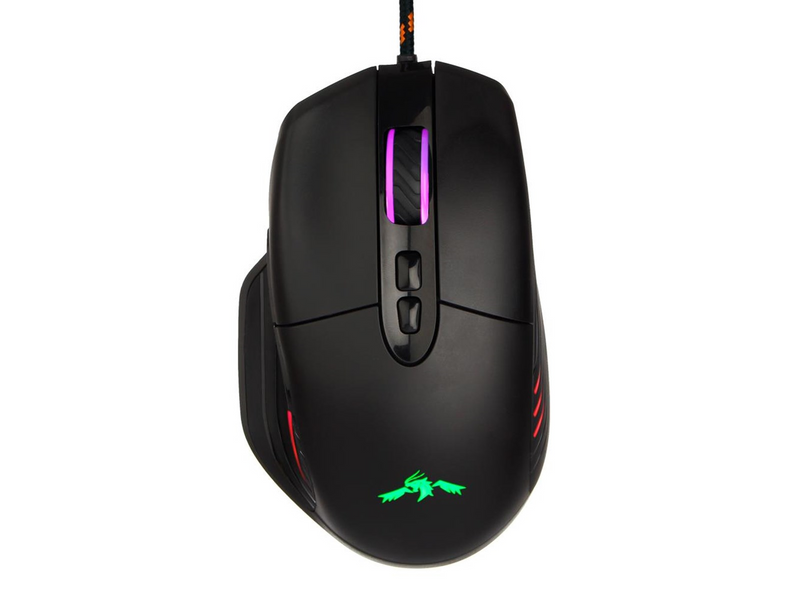 DUTZO Senshi RGB - Gaming Maus (Schwarz mit RGB)