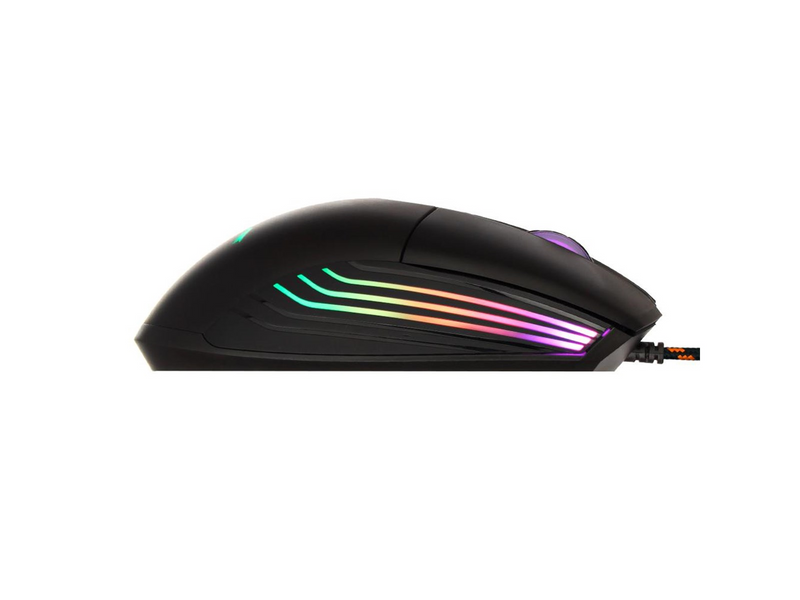 DUTZO Senshi RGB - Gaming Maus (Schwarz mit RGB)