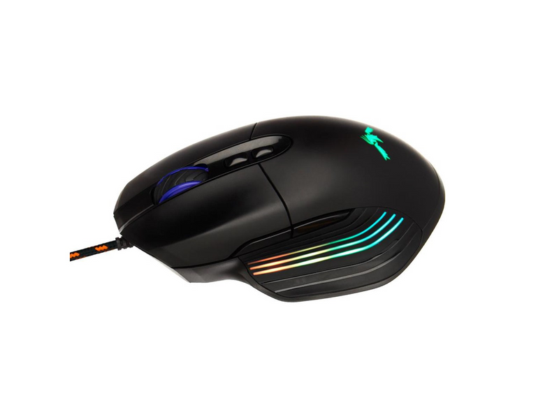 DUTZO Senshi RGB - Gaming Maus (Schwarz mit RGB)