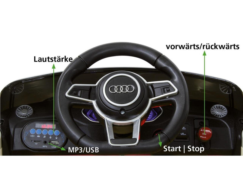Jamara Ride-on Audi TT RS white 12V
