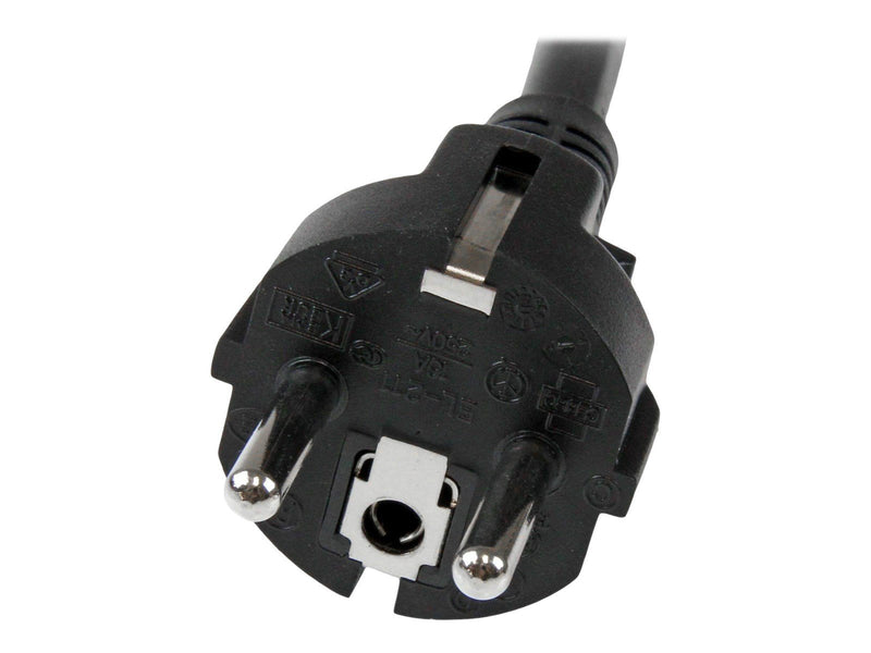StarTech.com Power Cord Schuko CEE7 to IEC 320 C19 - power cable - 2 m