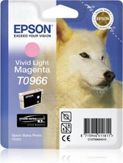 Epson Original T0966 Druckerpatrone UltraChrome K3 - vivid light magenta (C13T09664010)