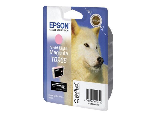 Epson Original T0966 Druckerpatrone UltraChrome K3 - vivid light magenta (C13T09664010)