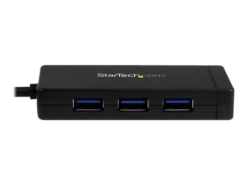 StarTech.com USB 3.0 Hub 3-port with USB-C and GbE USB-Hubs - 3 - Schwarz