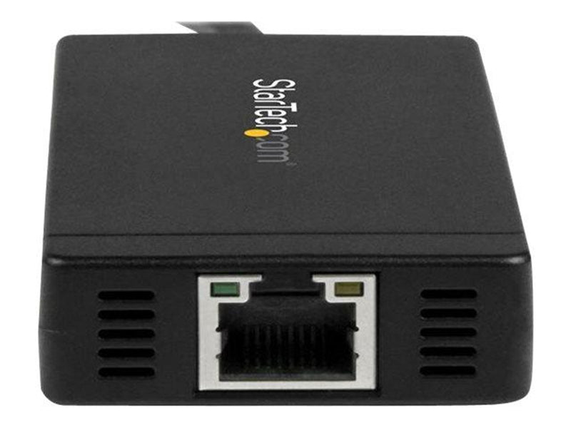 StarTech.com USB 3.0 Hub 3-port with USB-C and GbE USB-Hubs - 3 - Schwarz