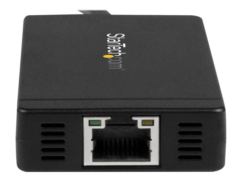 StarTech.com USB 3.0 Hub 3-port with USB-C and GbE USB-Hubs - 3 - Schwarz