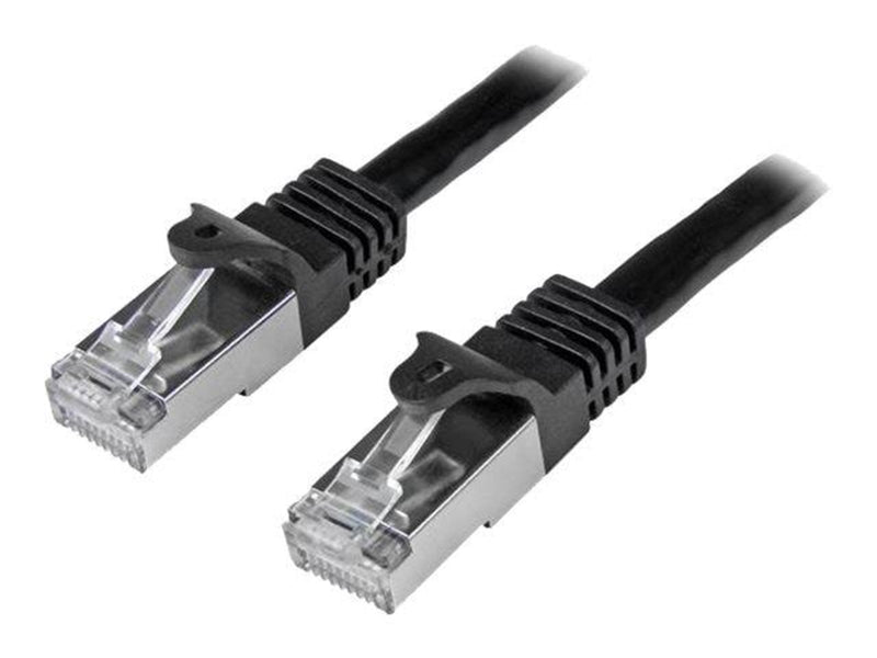 StarTech.com 1m Black Cat6 / Cat 6 Shielded (SFTP) Patch Cable 1 m - patch cable - 1 m - black - Schwarz - 1 meter