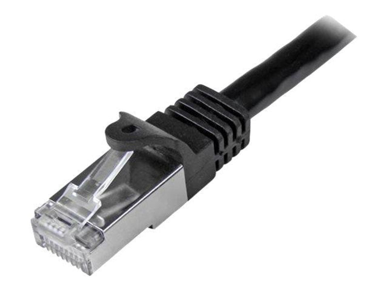 StarTech.com 1m Black Cat6 / Cat 6 Shielded (SFTP) Patch Cable 1 m - patch cable - 1 m - black - Schwarz - 1 meter