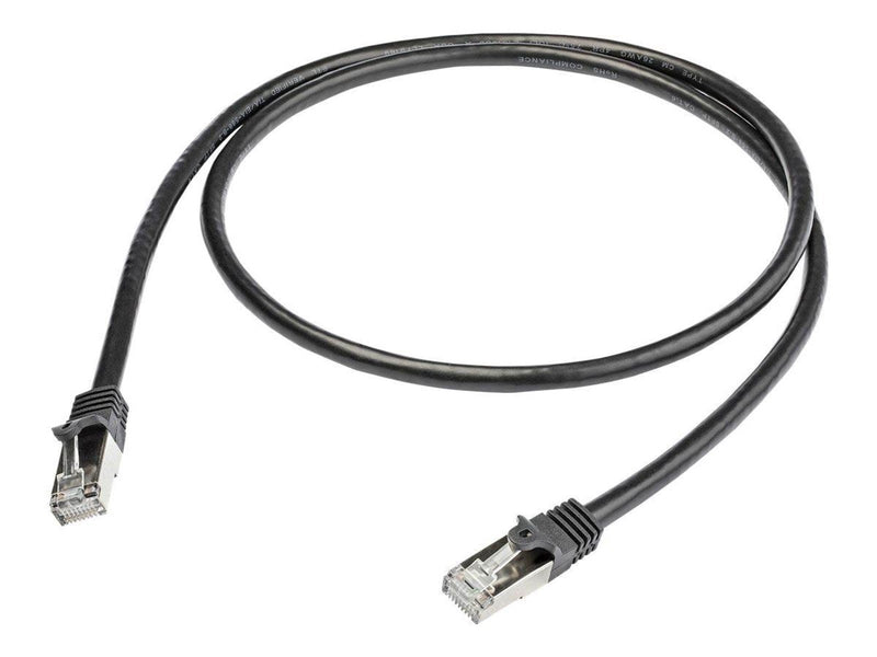 StarTech.com 1m Black Cat6 / Cat 6 Shielded (SFTP) Patch Cable 1 m - patch cable - 1 m - black - Schwarz - 1 meter
